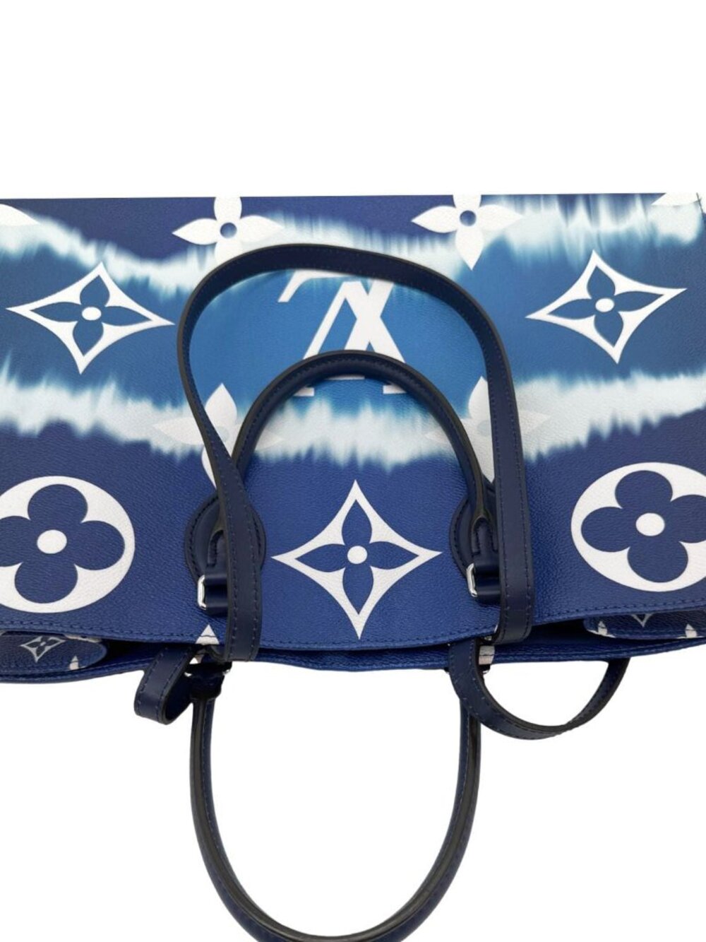 Louis Vuitton  Onthego GM Monogram Escale Canvas Shoulder Bag Blue - Picture 4 of 12